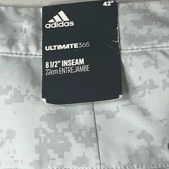 NWT Adidas 42W Ultimate 365 Camo Stretch Band PRIMEGREEN 8.5” Inseam Shorts - Picture 11 of 13